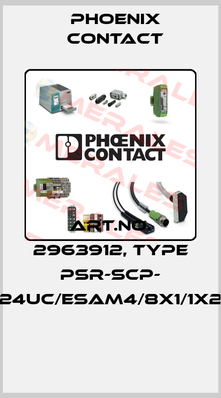 Art.No. 2963912, Type PSR-SCP- 24UC/ESAM4/8X1/1X2  Phoenix Contact