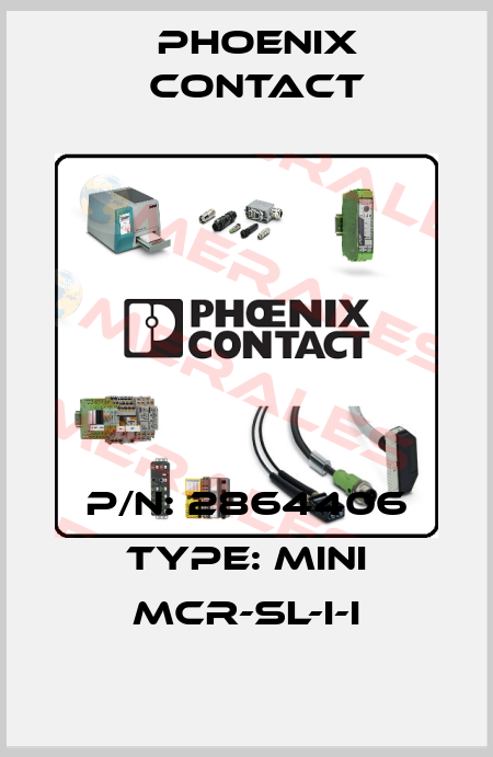P/N: 2864406 Type: MINI MCR-SL-I-I Phoenix Contact