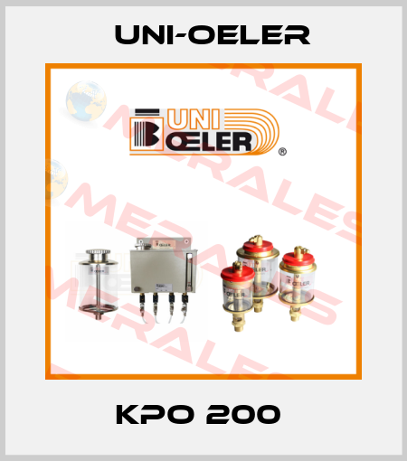 KPO 200  Uni-Oeler