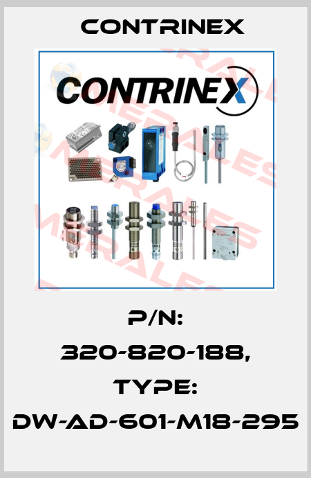 p/n: 320-820-188, Type: DW-AD-601-M18-295 Contrinex