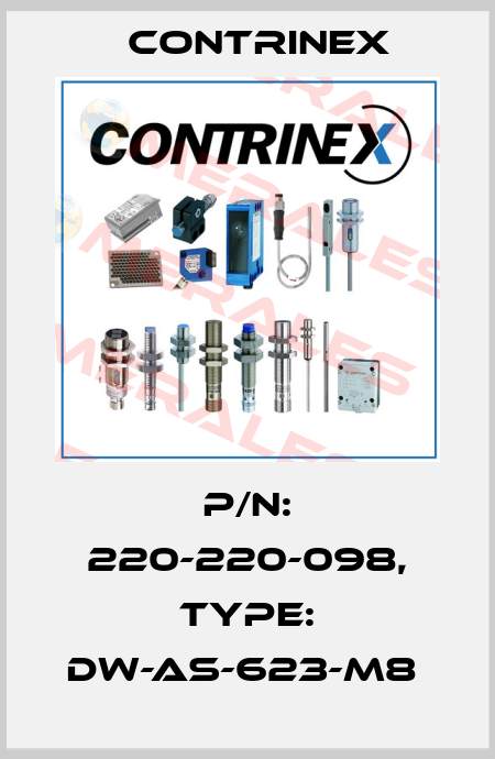 P/N: 220-220-098, Type: DW-AS-623-M8  Contrinex