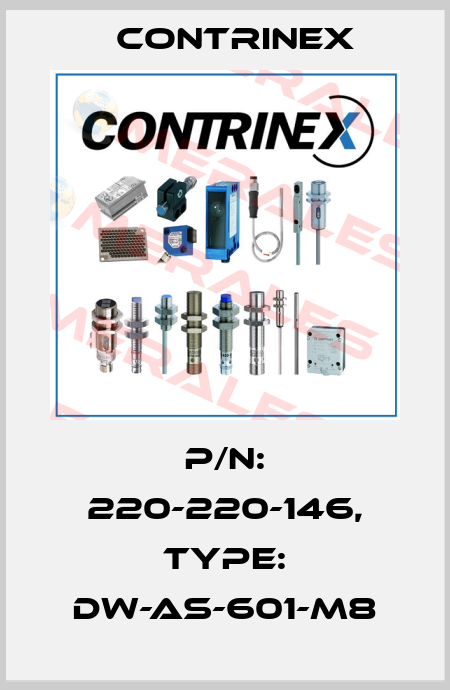 p/n: 220-220-146, Type: DW-AS-601-M8 Contrinex