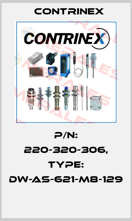 P/N: 220-320-306, Type: DW-AS-621-M8-129  Contrinex