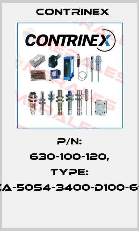 P/N: 630-100-120, Type: YCA-50S4-3400-D100-69K  Contrinex