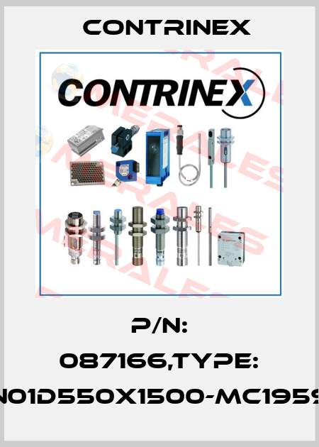 P/N: 087166,Type: N01D550X1500-MC1959 Contrinex