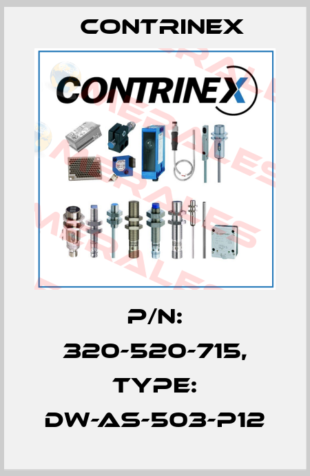 p/n: 320-520-715, Type: DW-AS-503-P12 Contrinex