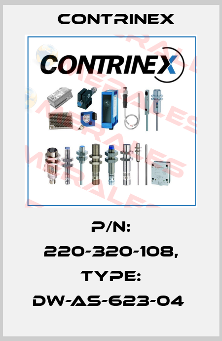 P/N: 220-320-108, Type: DW-AS-623-04  Contrinex