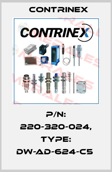 P/N: 220-320-024, Type: DW-AD-624-C5  Contrinex