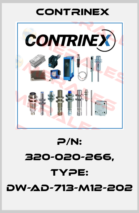 p/n: 320-020-266, Type: DW-AD-713-M12-202 Contrinex