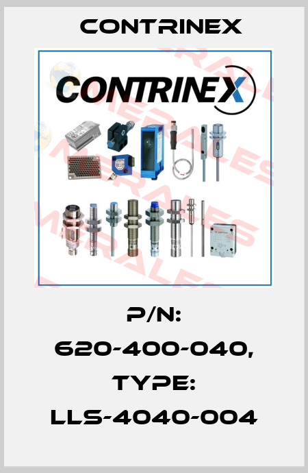 p/n: 620-400-040, Type: LLS-4040-004 Contrinex