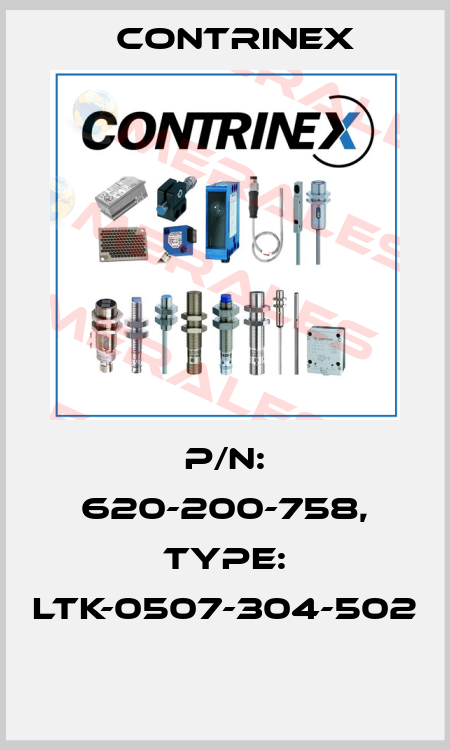 P/N: 620-200-758, Type: LTK-0507-304-502  Contrinex