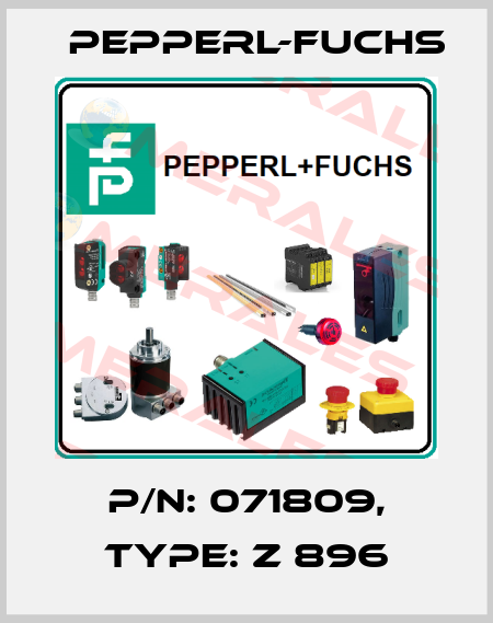p/n: 071809, Type: Z 896 Pepperl-Fuchs