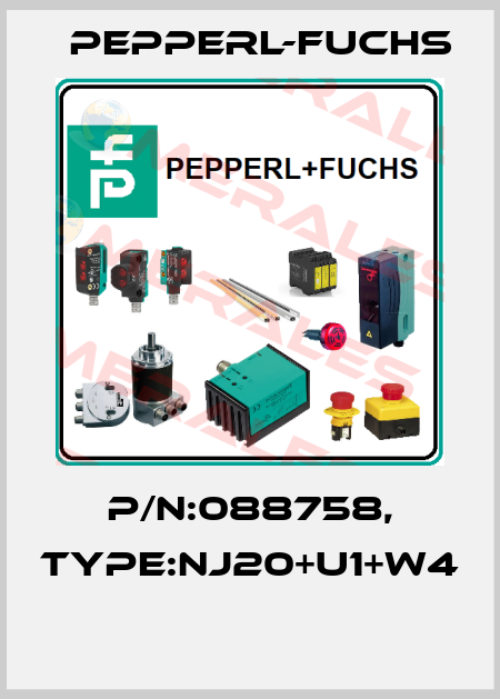 P/N:088758, Type:NJ20+U1+W4  Pepperl-Fuchs