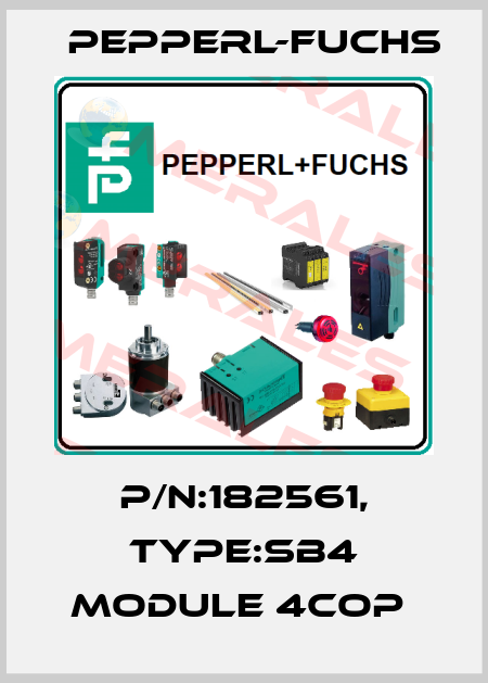 P/N:182561, Type:SB4 Module 4COP  Pepperl-Fuchs