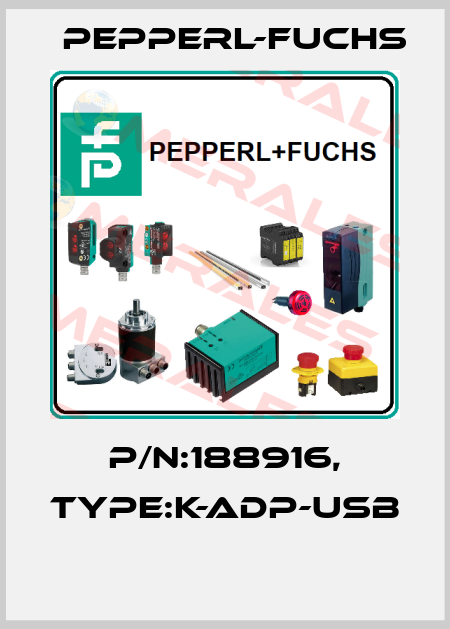 P/N:188916, Type:K-ADP-USB  Pepperl-Fuchs
