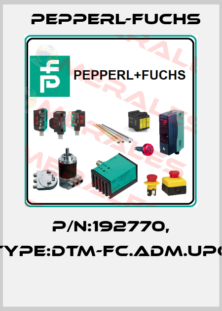 P/N:192770, Type:DTM-FC.ADM.UPG  Pepperl-Fuchs