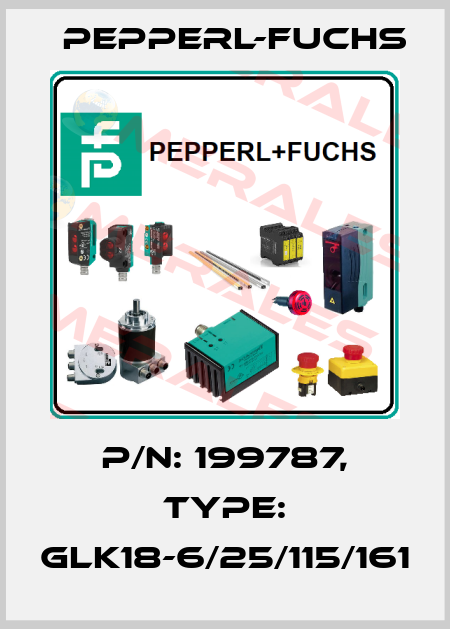 p/n: 199787, Type: GLK18-6/25/115/161 Pepperl-Fuchs