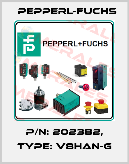 p/n: 202382, Type: V8HAN-G Pepperl-Fuchs
