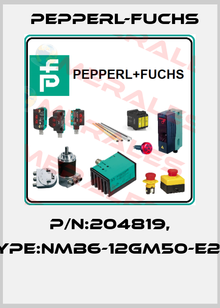 P/N:204819, Type:NMB6-12GM50-E2-F  Pepperl-Fuchs