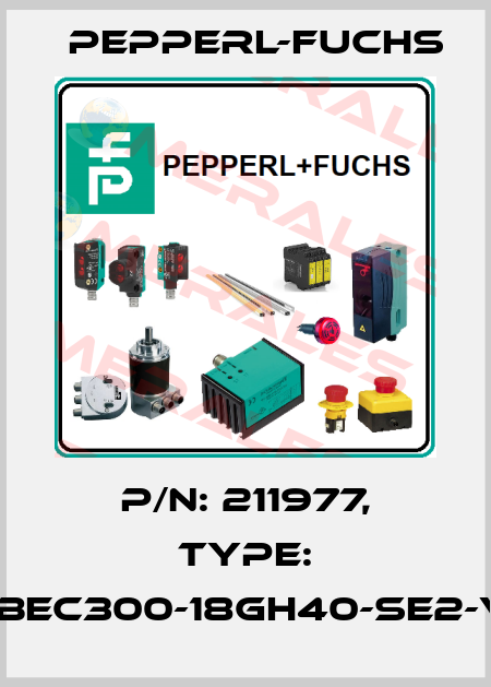 p/n: 211977, Type: UBEC300-18GH40-SE2-V1 Pepperl-Fuchs