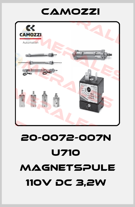 20-0072-007N  U710  MAGNETSPULE 110V DC 3,2W  Camozzi