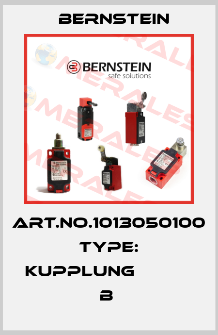 Art.No.1013050100 Type: KUPPLUNG                     B  Bernstein