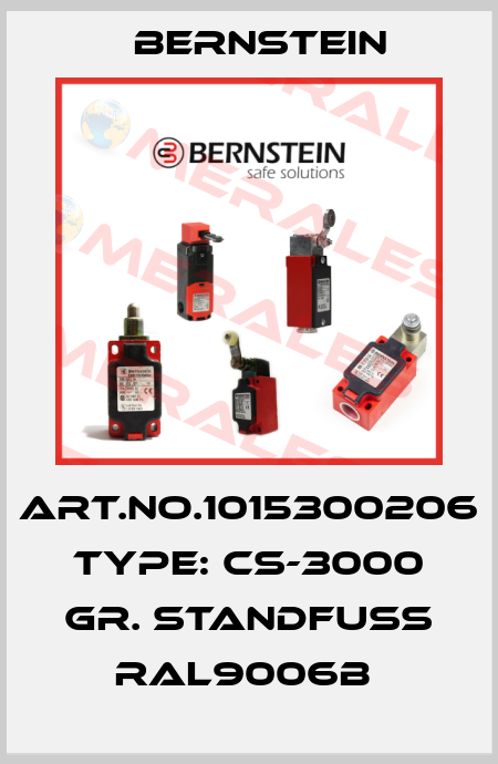 Art.No.1015300206 Type: CS-3000 GR. STANDFUSS RAL9006B  Bernstein