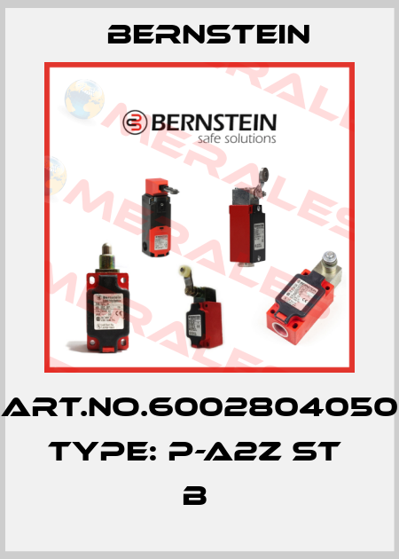 Art.No.6002804050 Type: P-A2Z ST                     B  Bernstein