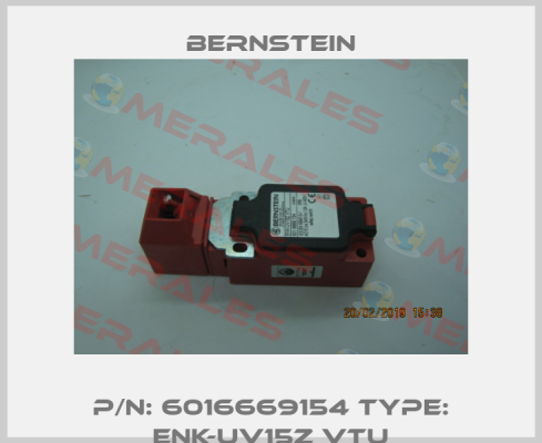 P/N: 6016669154 Type: ENK-UV15Z VTU Bernstein