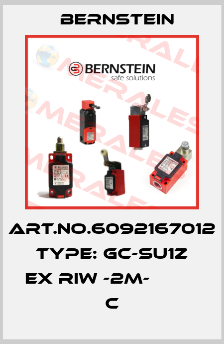 Art.No.6092167012 Type: GC-SU1Z EX RIW -2M-          C Bernstein