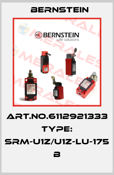 Art.No.6112921333 Type: SRM-U1Z/U1Z-LU-175           B Bernstein