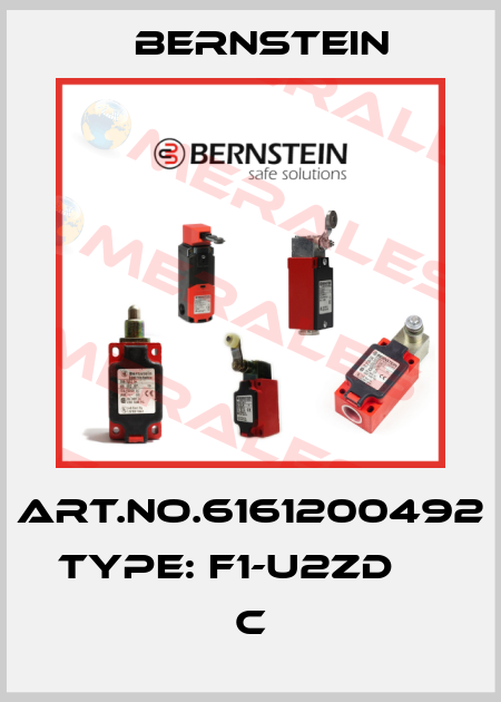 Art.No.6161200492 Type: F1-U2ZD                      C Bernstein