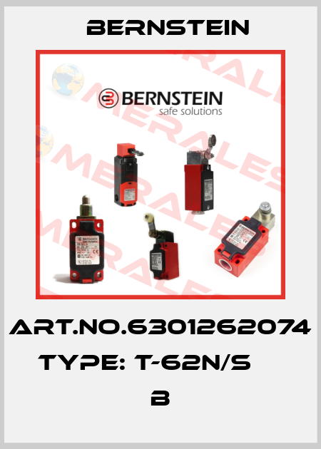 Art.No.6301262074 Type: T-62N/S                      B Bernstein