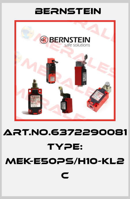 Art.No.6372290081 Type: MEK-E50PS/H10-KL2            C Bernstein