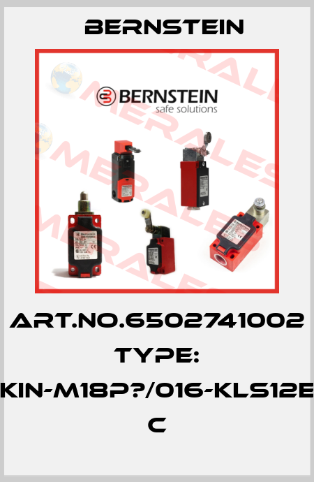 Art.No.6502741002 Type: KIN-M18P?/016-KLS12E         C Bernstein