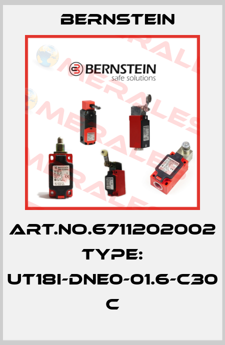 Art.No.6711202002 Type: UT18I-DNE0-01.6-C30          C Bernstein