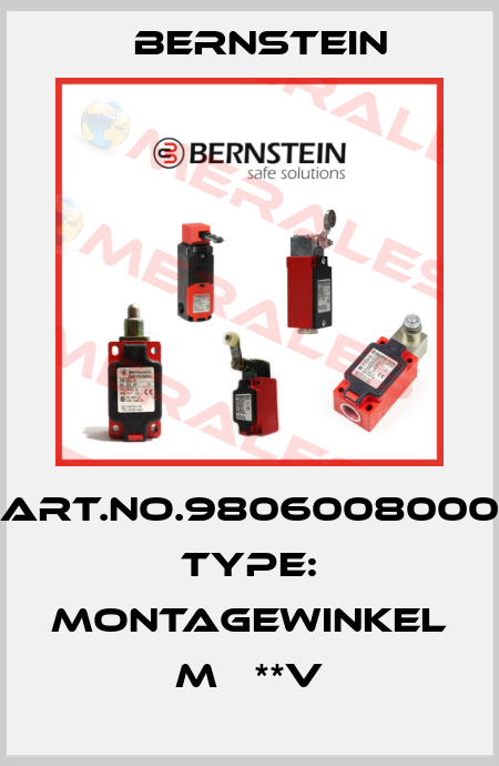 Art.No.9806008000 Type: MONTAGEWINKEL          M   **V Bernstein