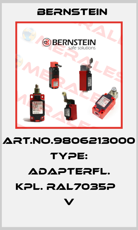 Art.No.9806213000 Type: ADAPTERFL. KPL. RAL7035P     V Bernstein