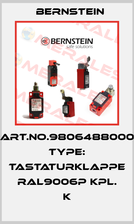 Art.No.9806488000 Type: TASTATURKLAPPE RAL9006P KPL. K Bernstein