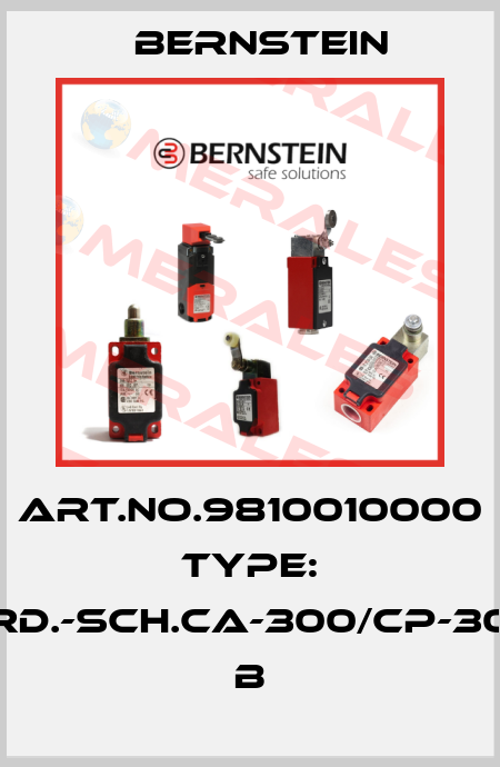 Art.No.9810010000 Type: ERD.-SCH.CA-300/CP-300       B Bernstein