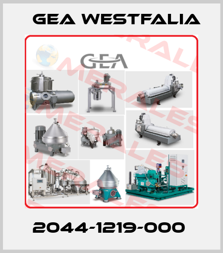 2044-1219-000  Gea Westfalia