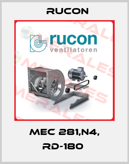 MEC 281,N4, RD-180  Rucon