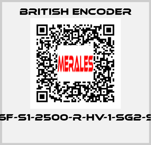 725/2-6F-S1-2500-R-HV-1-SG2-ST-IP50  British Encoder