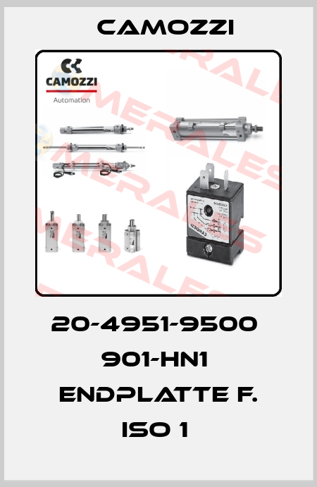 20-4951-9500  901-HN1  ENDPLATTE F. ISO 1  Camozzi