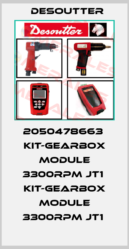 2050478663  KIT-GEARBOX MODULE 3300RPM JT1  KIT-GEARBOX MODULE 3300RPM JT1  Desoutter