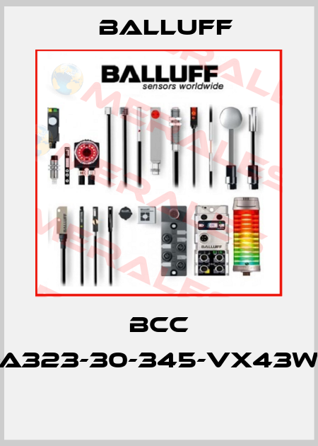 BCC A323-A323-30-345-VX43W6-006  Balluff