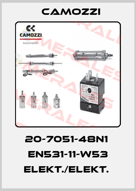 20-7051-48N1  EN531-11-W53 ELEKT./ELEKT.  Camozzi