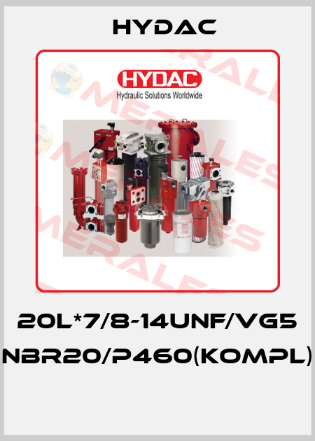 20L*7/8-14UNF/VG5 NBR20/P460(kompl)  Hydac
