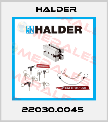 22030.0045  Halder