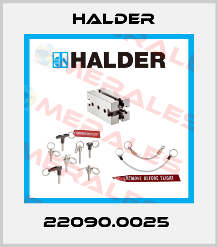 22090.0025  Halder